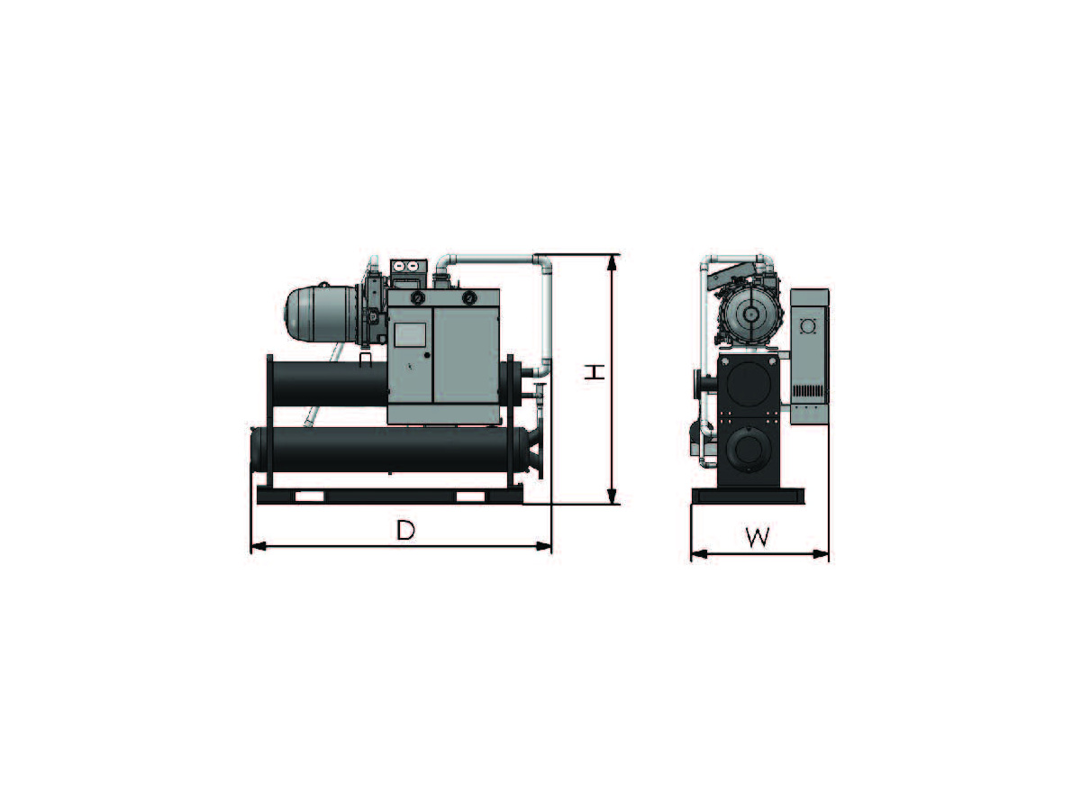 HC-80WSCS Water Cooled Screw Chiller