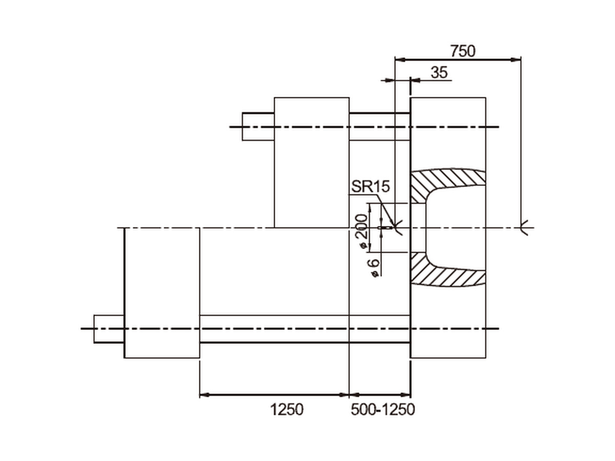 BN-1180 platen side dimensions.