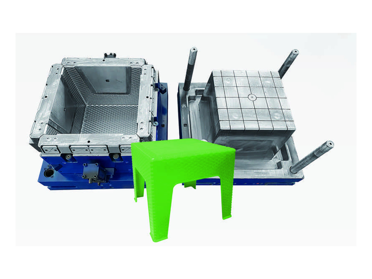 Low Plastic Stool Injection Mould - Design 3