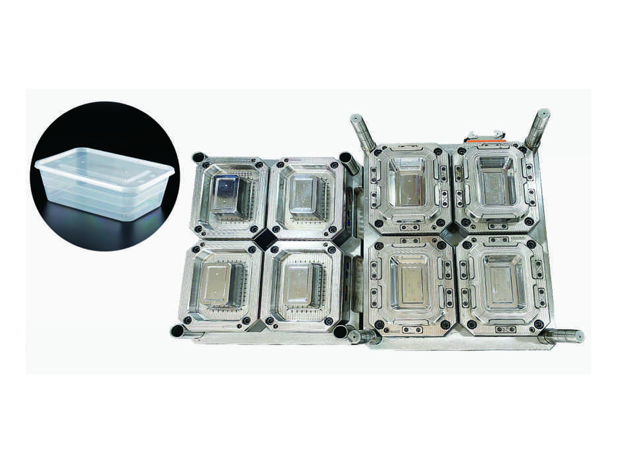 Rectangular Food Container Injection Mould