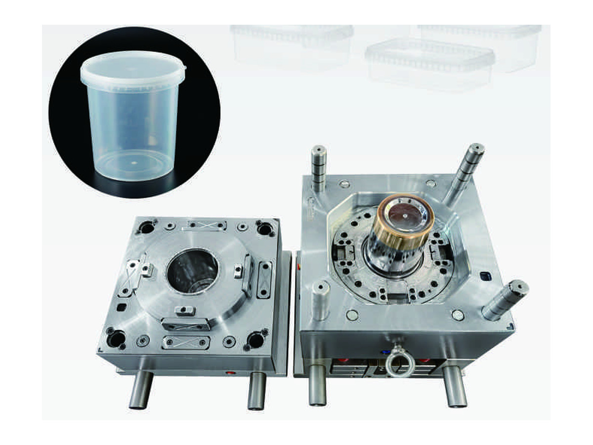 Round Food Container Injection Mould - Design 2