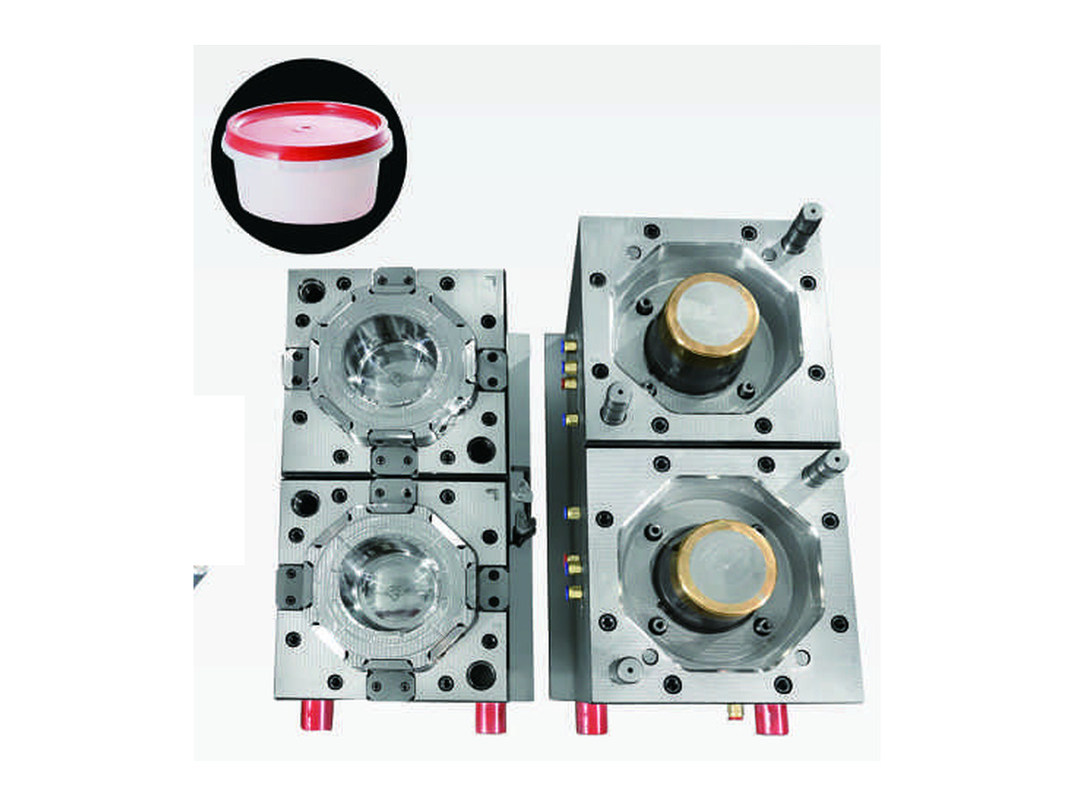 Round Food Container Injection Mould - Design 3