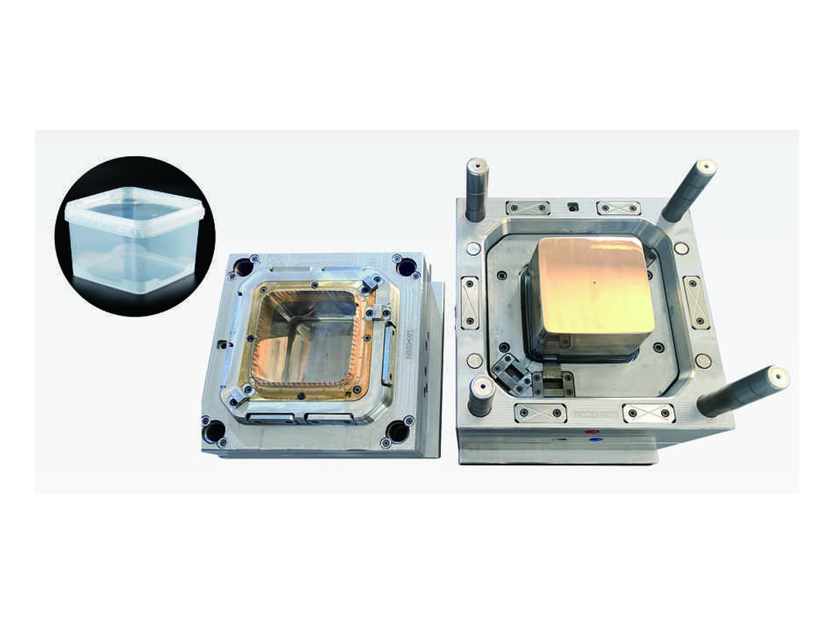 Square Food Container Injection Mould