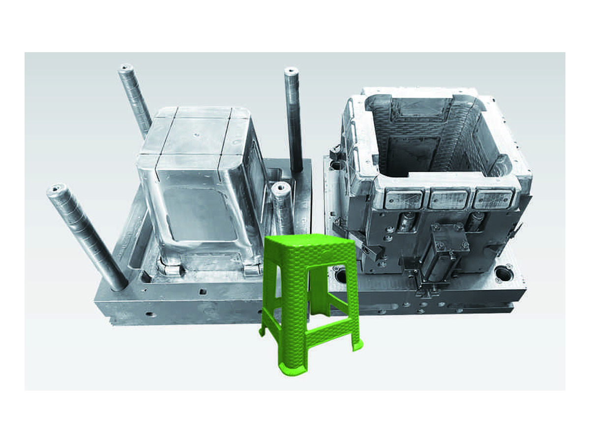 Tall Plastic Stool Injection Mould