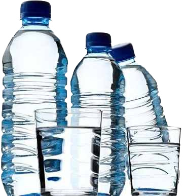 PET water and beverage container examples