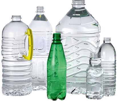 Ejemplos de aplicación de botellas PET