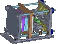 Cast clamping unit